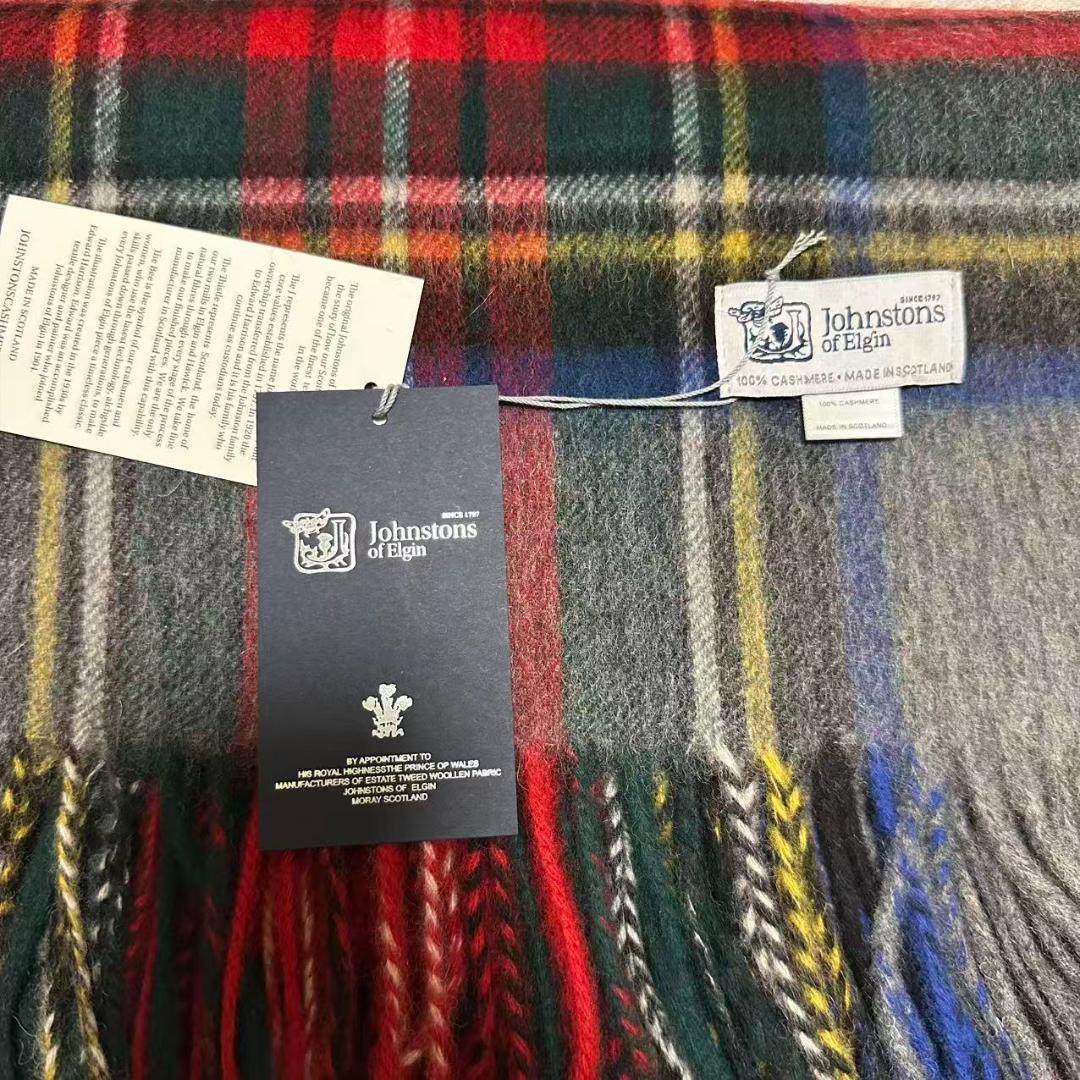 ハ*イ様 ジョンストンズ カシミア 大判グレースチュワート ストール マフラー