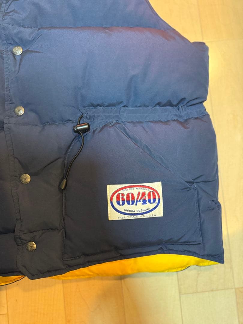 美品SIERRA DESIGNS x BEAUTY&YOUTH ダウンベスト