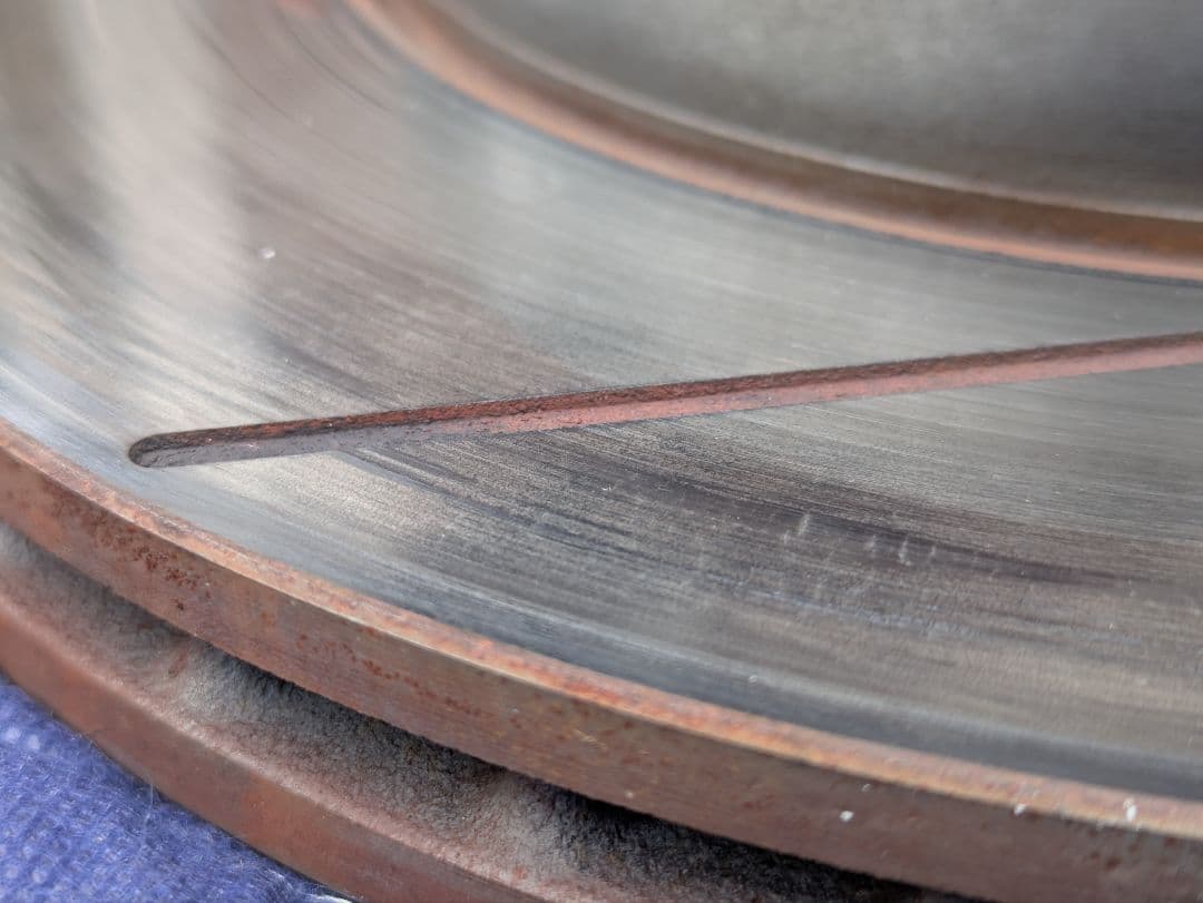 無限 フィット3 ブレーキローター 5本スリット