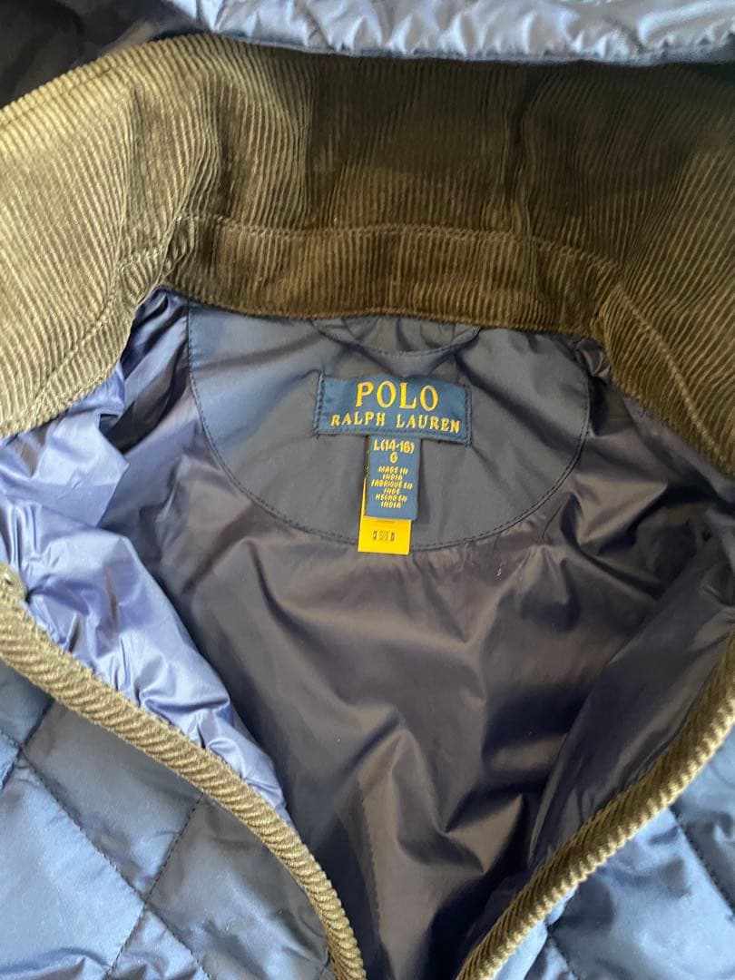 Polo Ralph Lauren ネイビー キルティングジャケット Lサイズ