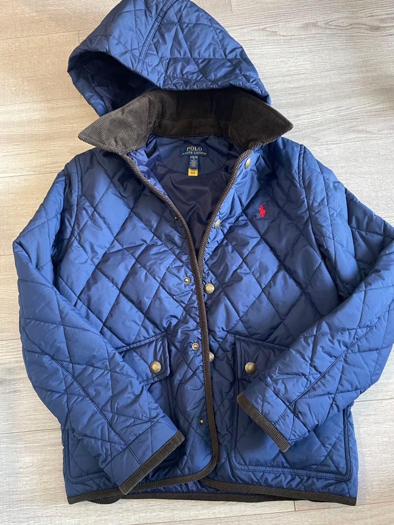 Polo Ralph Lauren ネイビー キルティングジャケット Lサイズ