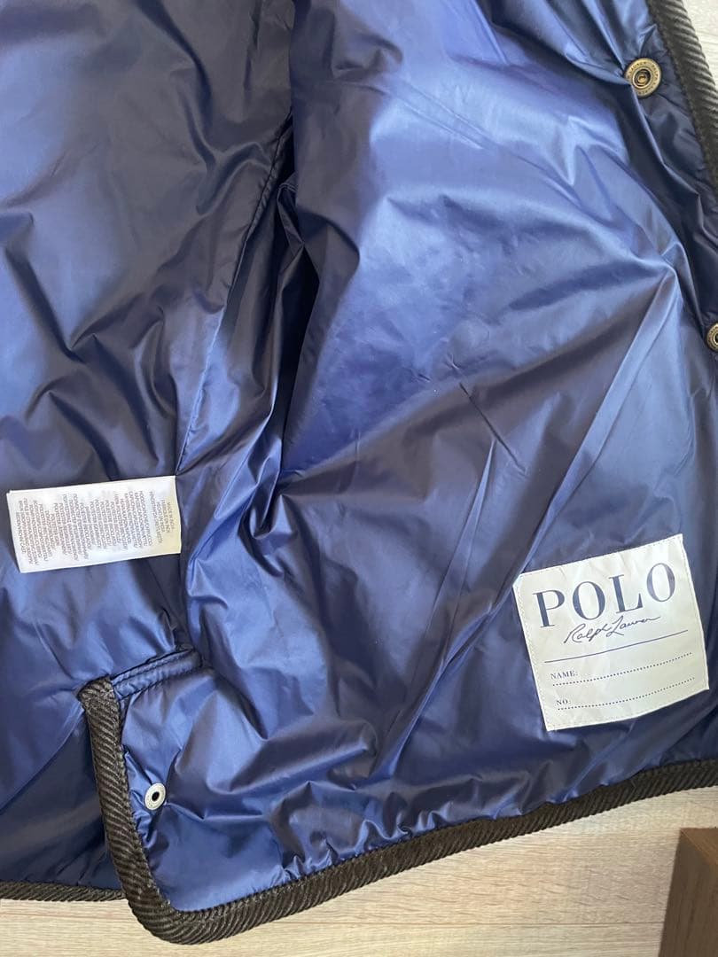 Polo Ralph Lauren ネイビー キルティングジャケット Lサイズ