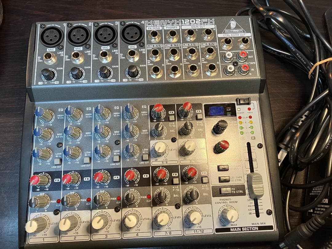 BEHRINGER XENYX 1202FX アナログミキサー 値下げ
