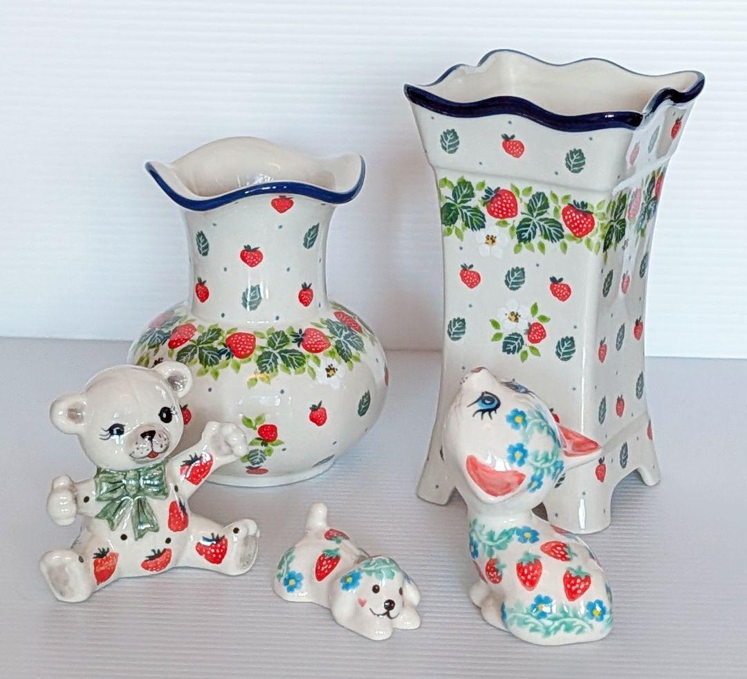 ポーリッシュポタリー いちごセット♡.*・゜