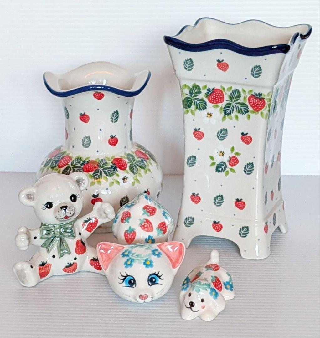 ポーリッシュポタリー いちごセット♡.*・゜