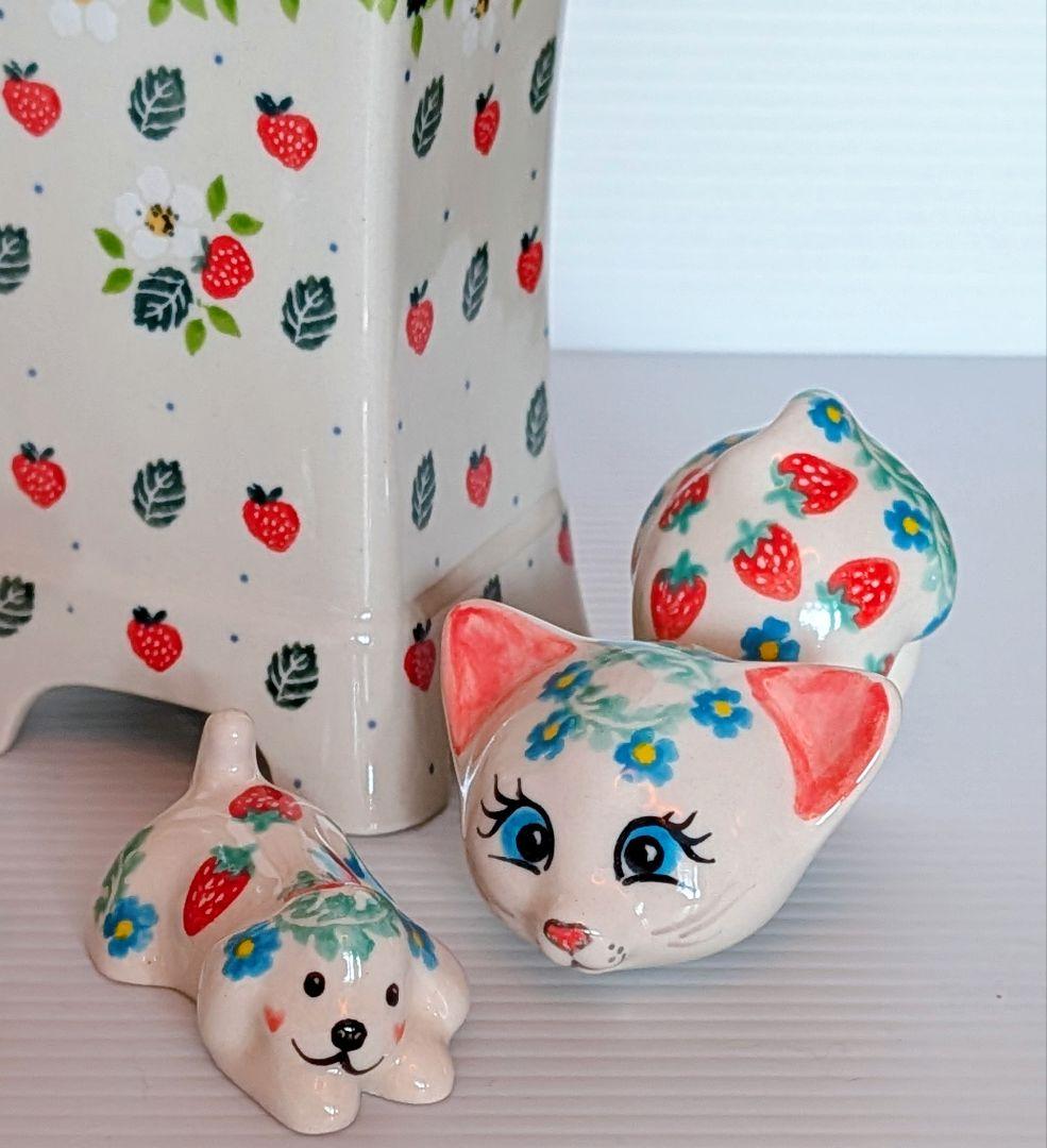 ポーリッシュポタリー いちごセット♡.*・゜