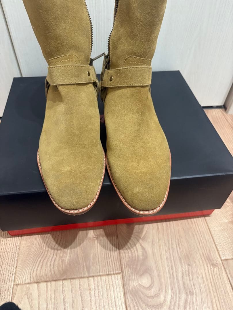 コ*ク様 スウェードサイドゴアブーツ　SAINT LAURENT