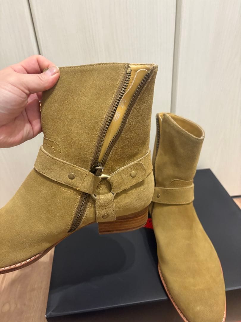 コ*ク様 スウェードサイドゴアブーツ　SAINT LAURENT