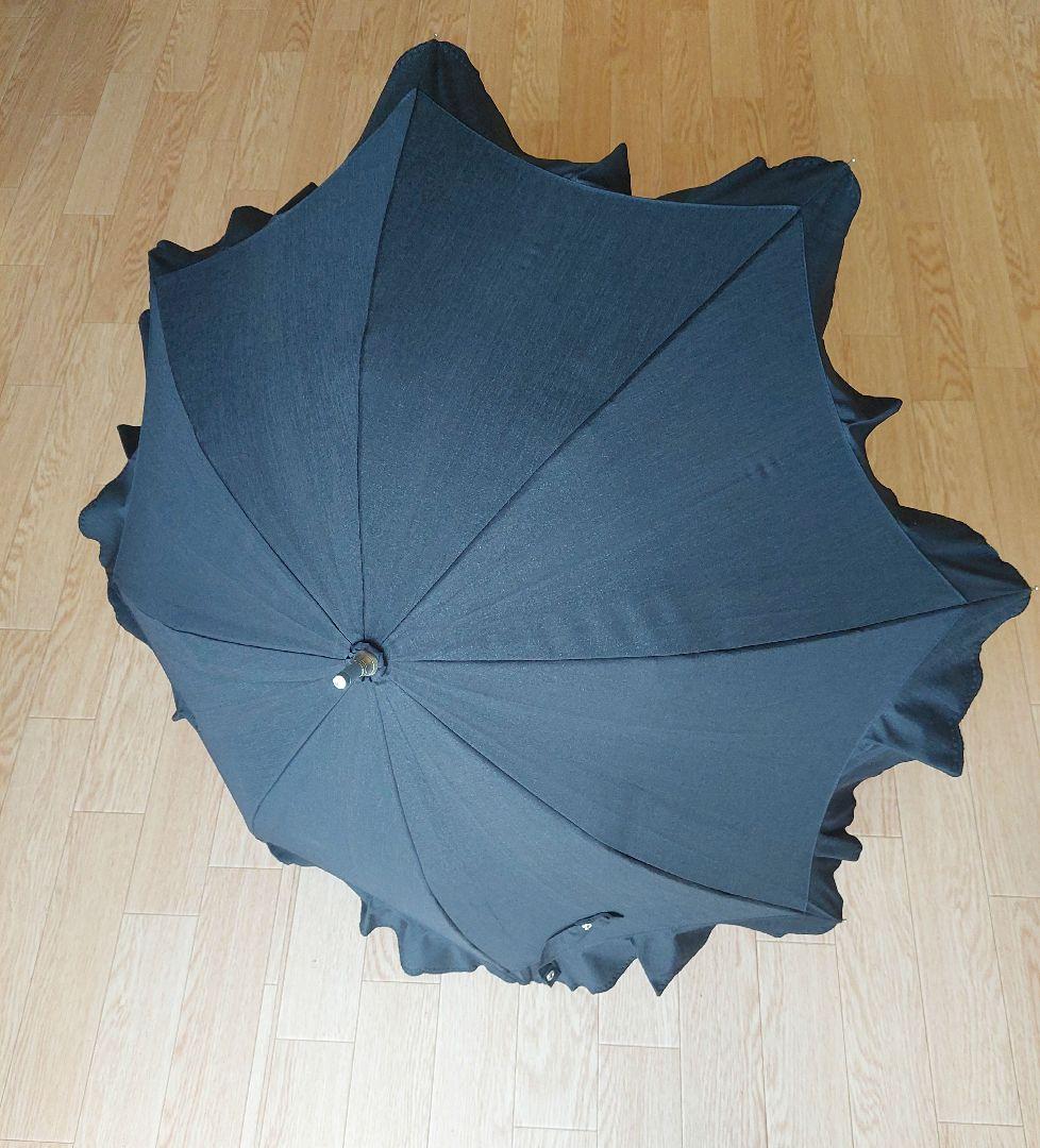 ほぼ新品 ランバン コレクション フリル 日傘 1級遮光 晴雨兼用