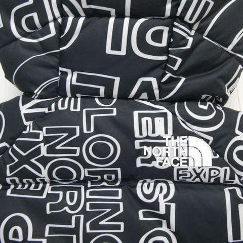 ザ ノースフェイス リバーシブル ノース ダウンジャケット 150cm 黒白