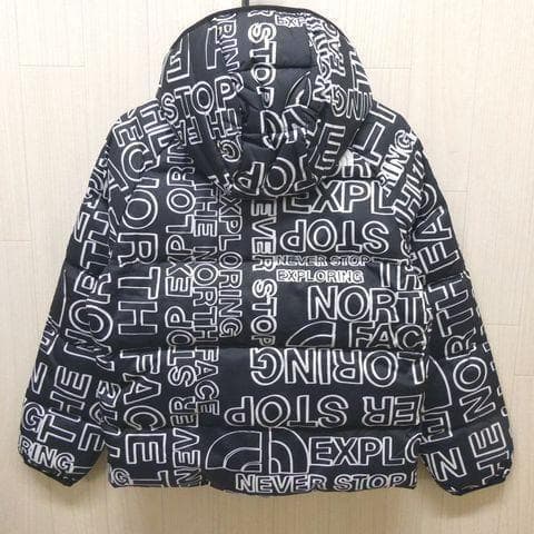 ザ ノースフェイス リバーシブル ノース ダウンジャケット 150cm 黒白