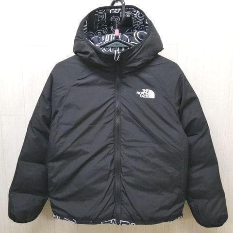 ザ ノースフェイス リバーシブル ノース ダウンジャケット 150cm 黒白