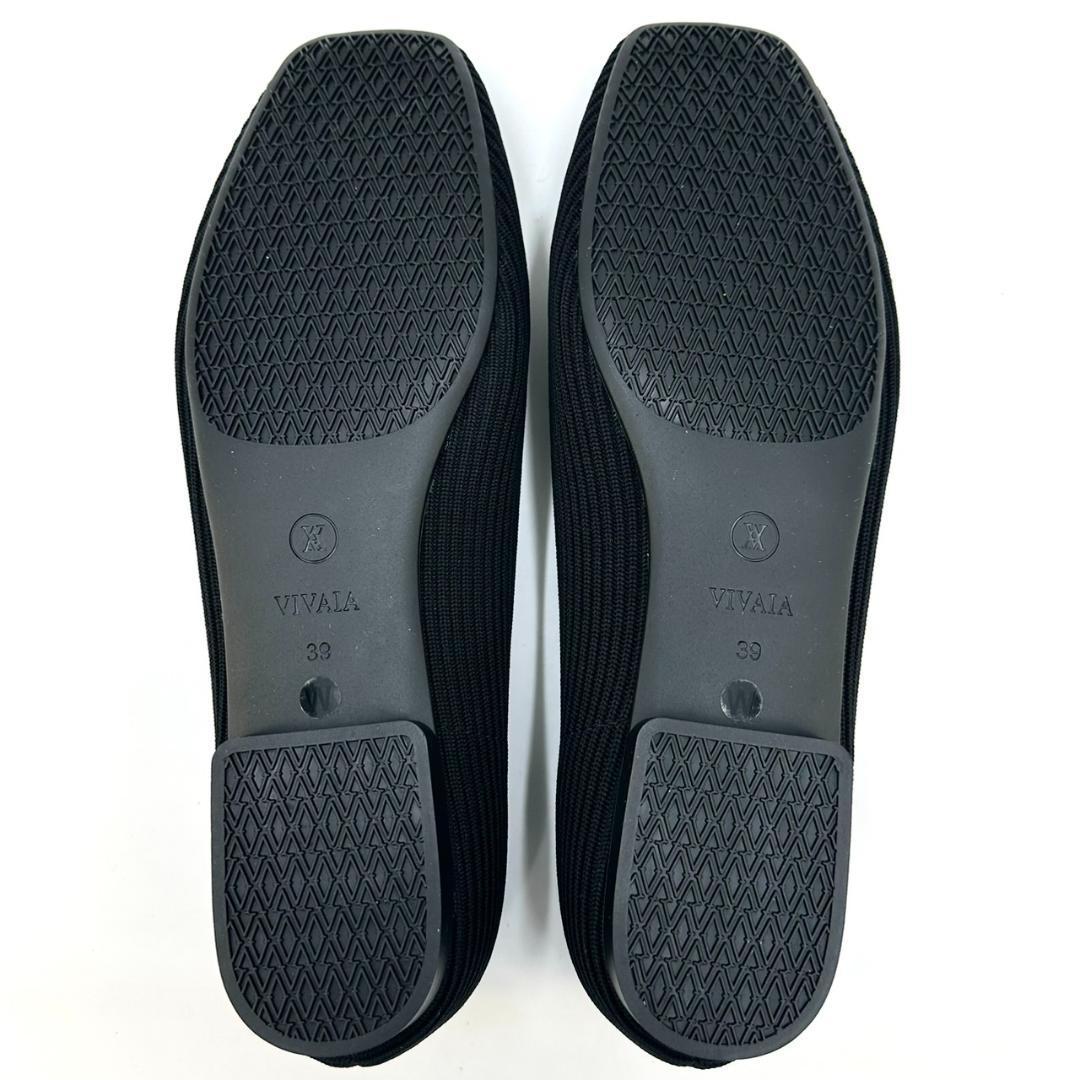 VIVAIA ビバイア フラットシューズ パンプス バレエシューズ スクエアトゥ