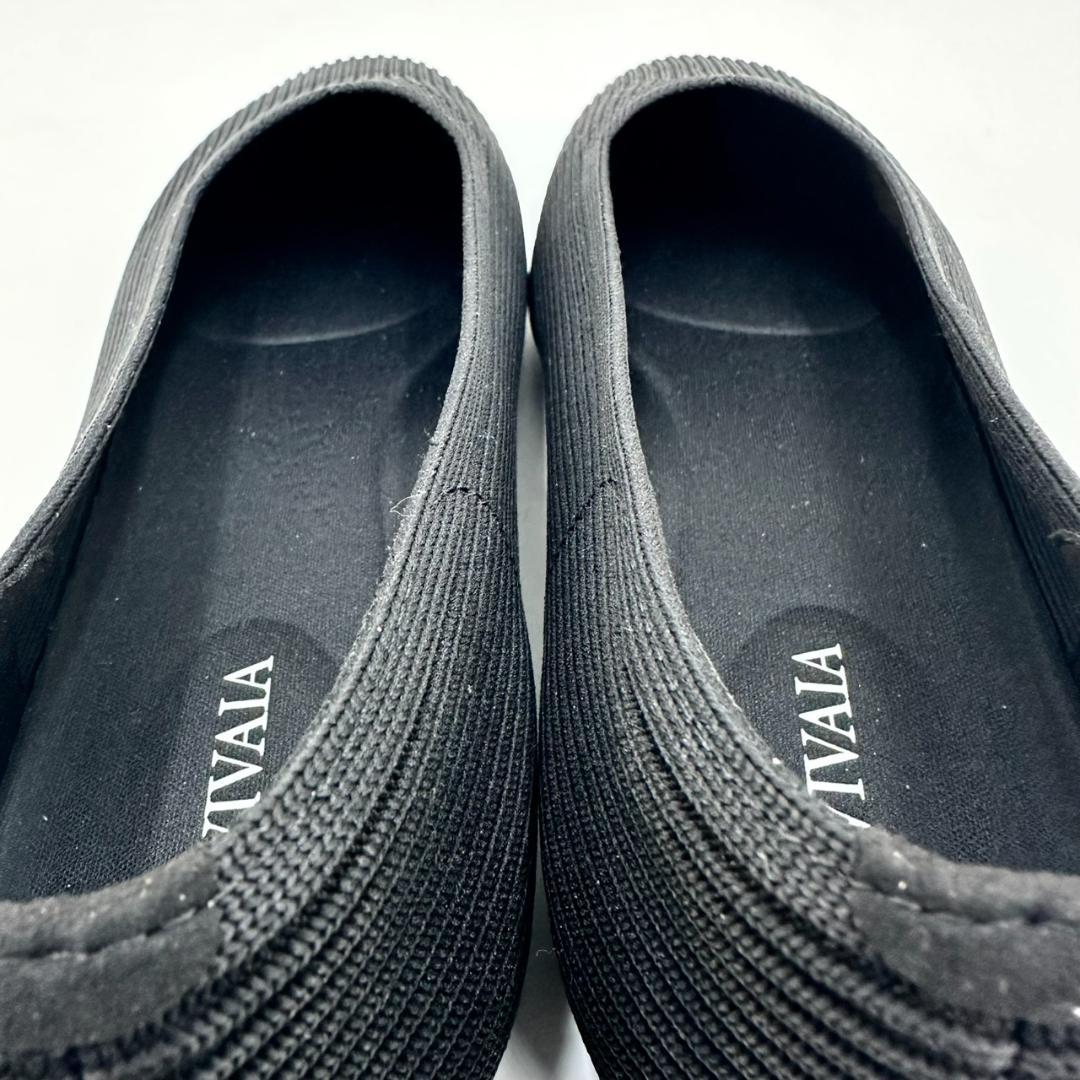 VIVAIA ビバイア フラットシューズ パンプス バレエシューズ スクエアトゥ