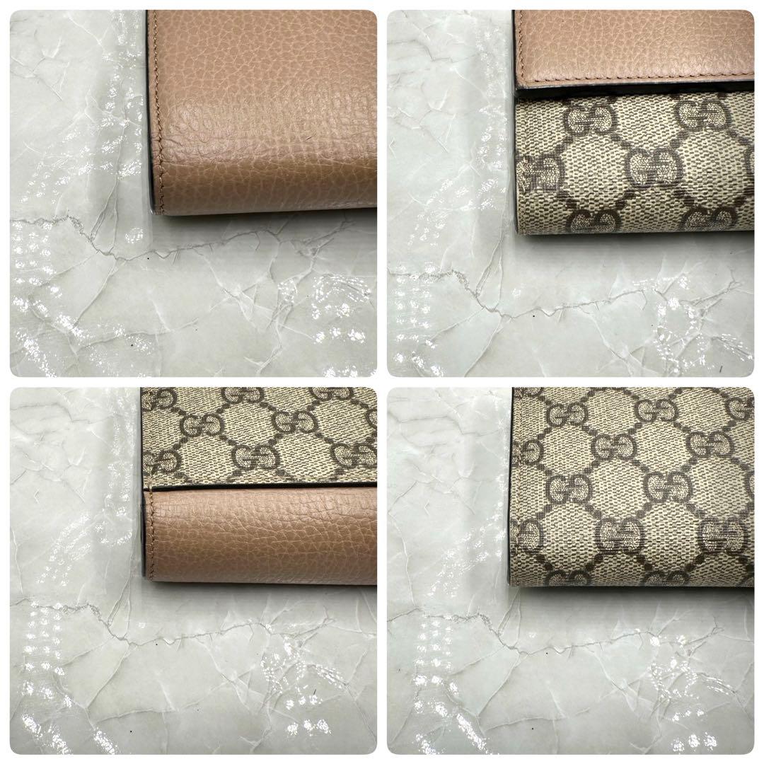 グッチ コンチネンタルウォレット GGマーモント 二つ折り 長財布 456116