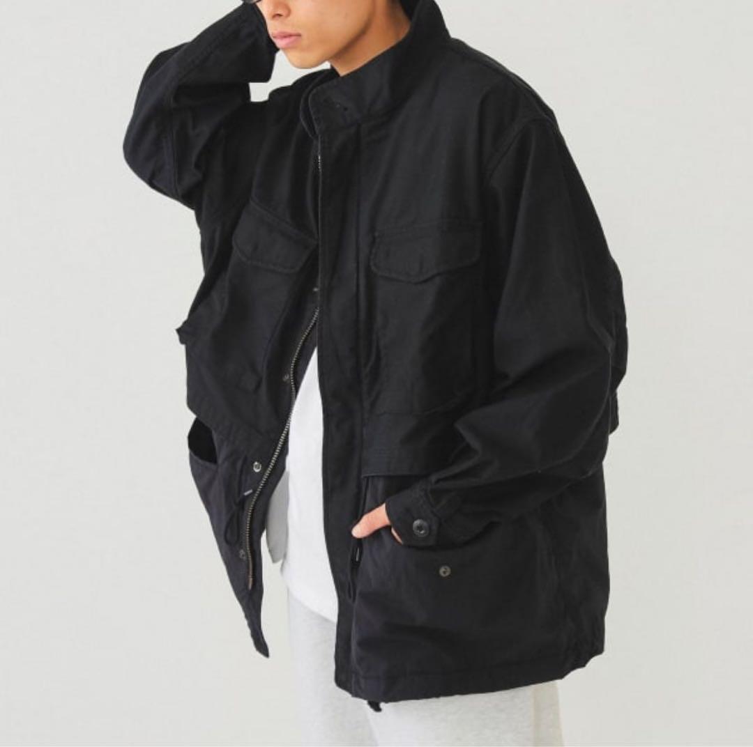 新品未使用！ビームスB/D.3TYP/F M65 ジャケット　黒　クレイジー