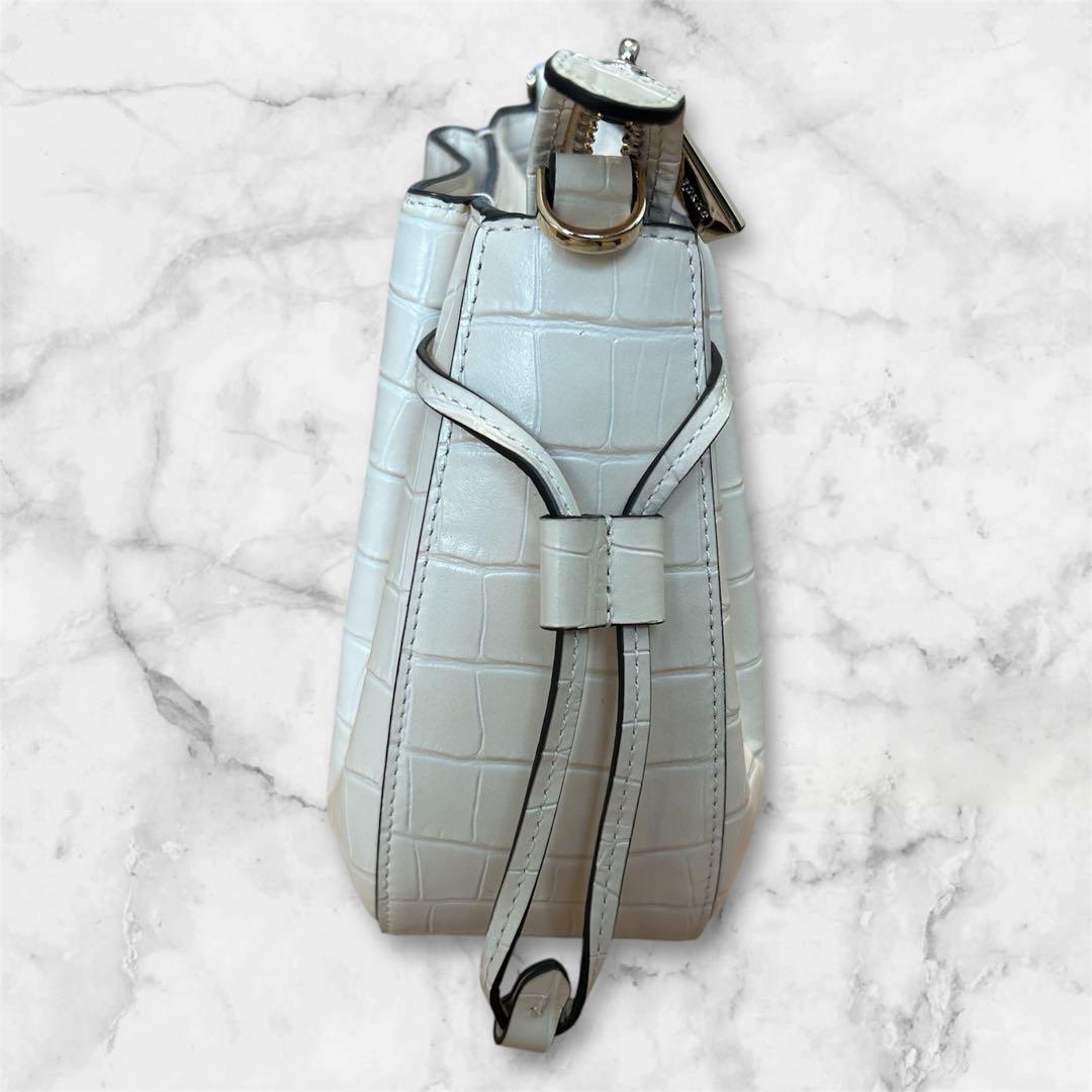 【美品】kate spade ダンプリング　ショルダーバッグ　2WAY　白