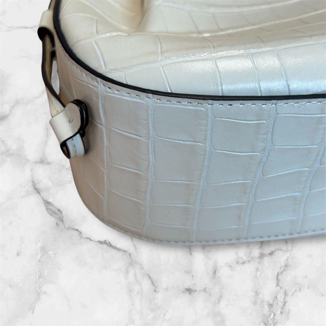 【美品】kate spade ダンプリング　ショルダーバッグ　2WAY　白