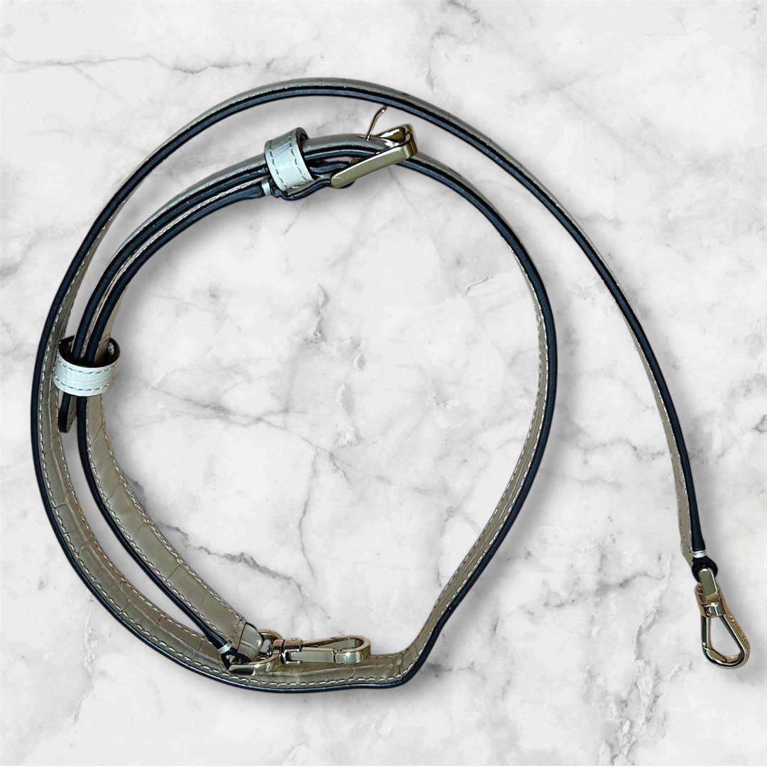 【美品】kate spade ダンプリング　ショルダーバッグ　2WAY　白