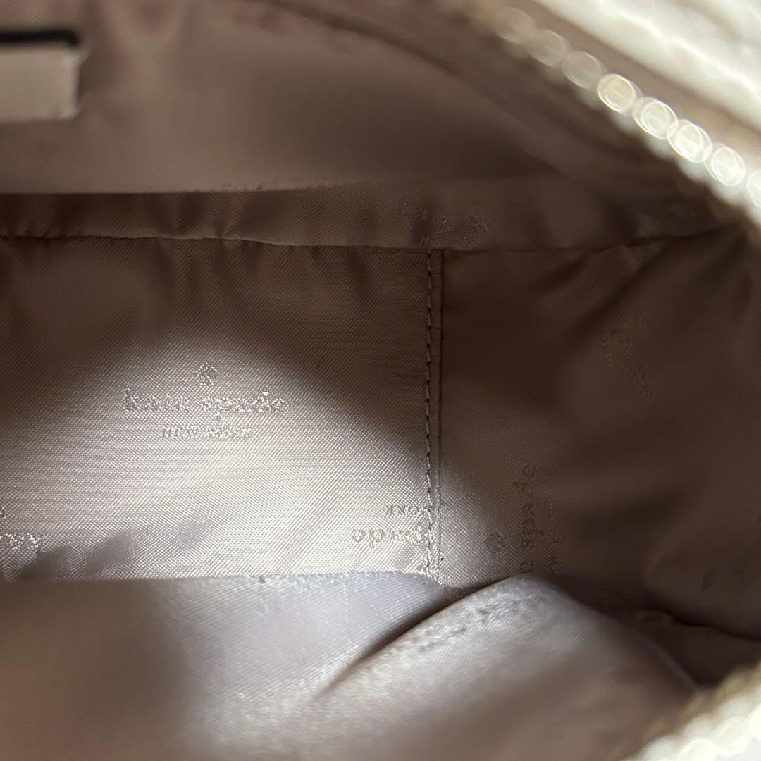 【美品】kate spade ダンプリング　ショルダーバッグ　2WAY　白