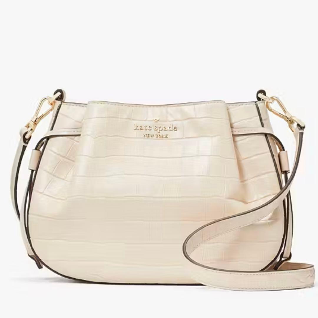 【美品】kate spade ダンプリング　ショルダーバッグ　2WAY　白