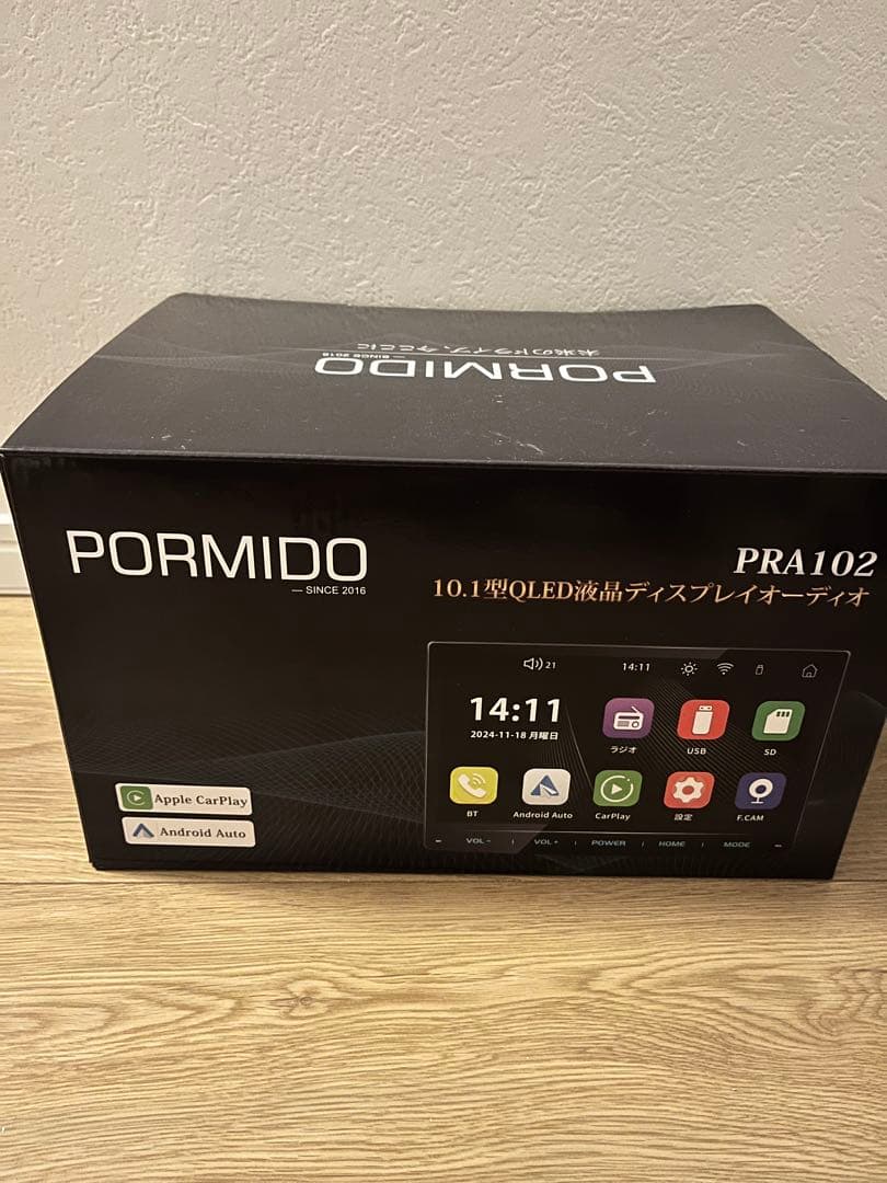 【ヌピオーネ 】PORMIDO PRA102 バックカメラ、HDMI-RC