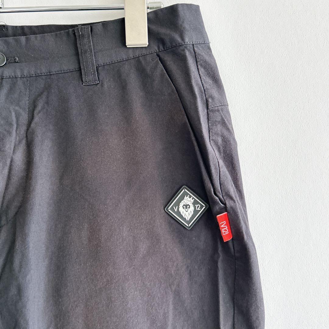 V12 ヴィトゥエルヴ ゴルフパンツ ロゴパンツ ゴルフウェア M b055