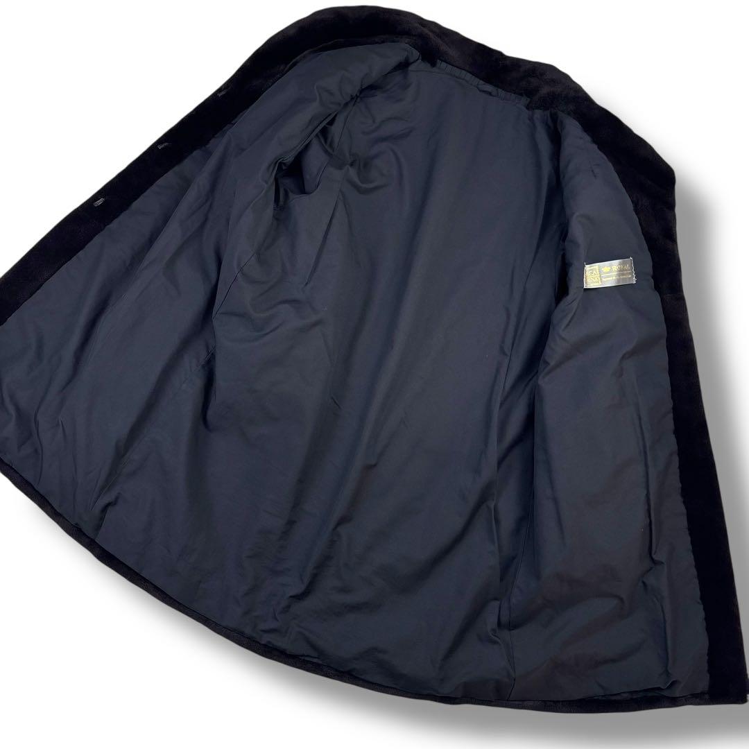 【Leo】極美品 サガミンク ロイヤル ブラックミンクコート シェアード