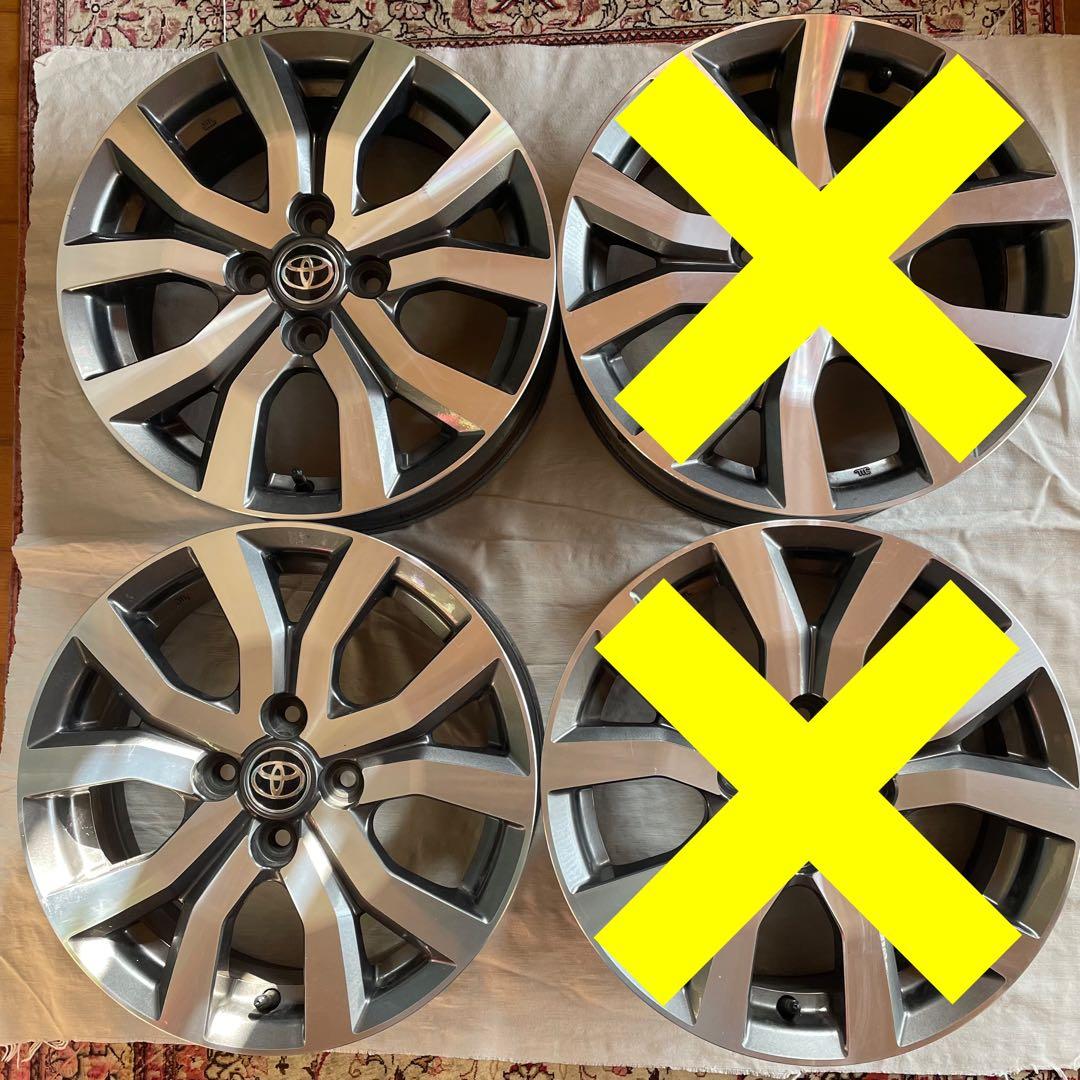 【2点同時購入厳守】トヨタ・ルーミーターボ 純正アルミホイール15インチ②