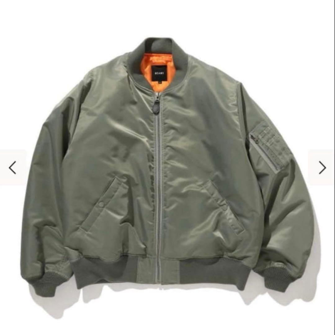 美品✨ BEAMS THERMOLITE MA-1 フライトジャケット カーキ