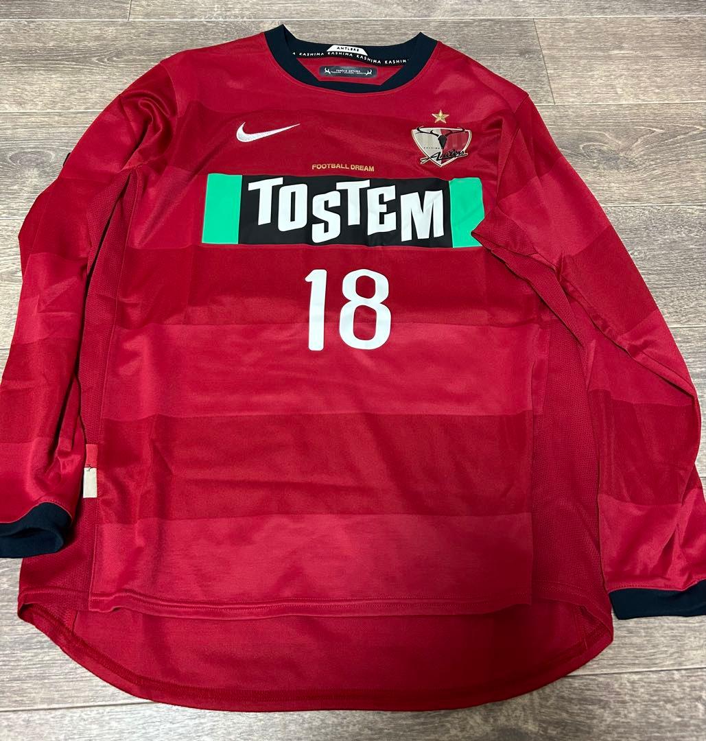 鹿島アントラーズ マルキーニョス ユニフォーム 2010 ゲームシャツ 長袖　L