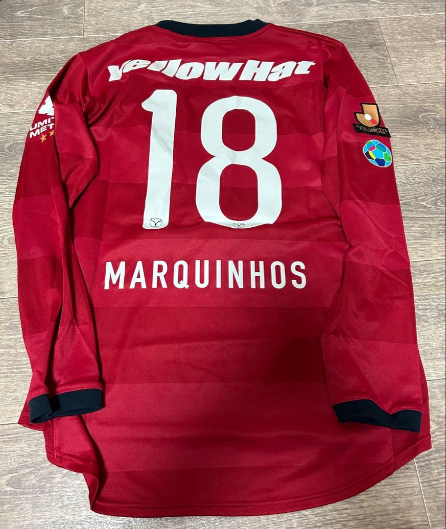 鹿島アントラーズ マルキーニョス ユニフォーム 2010 ゲームシャツ 長袖　L