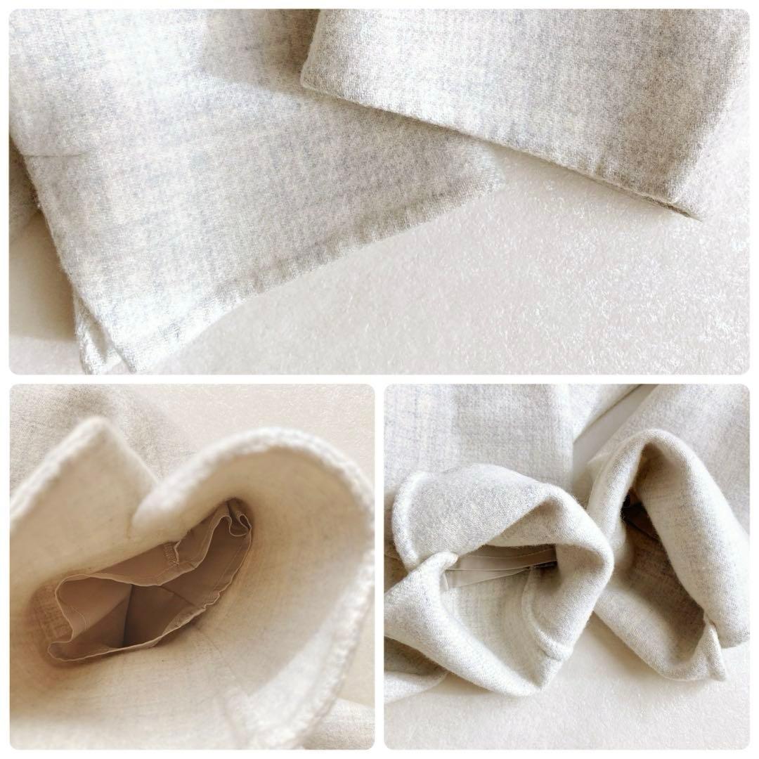 【美品】エンフォルド ダブルフェイス 立体ポケット オーバーサイズロングコート