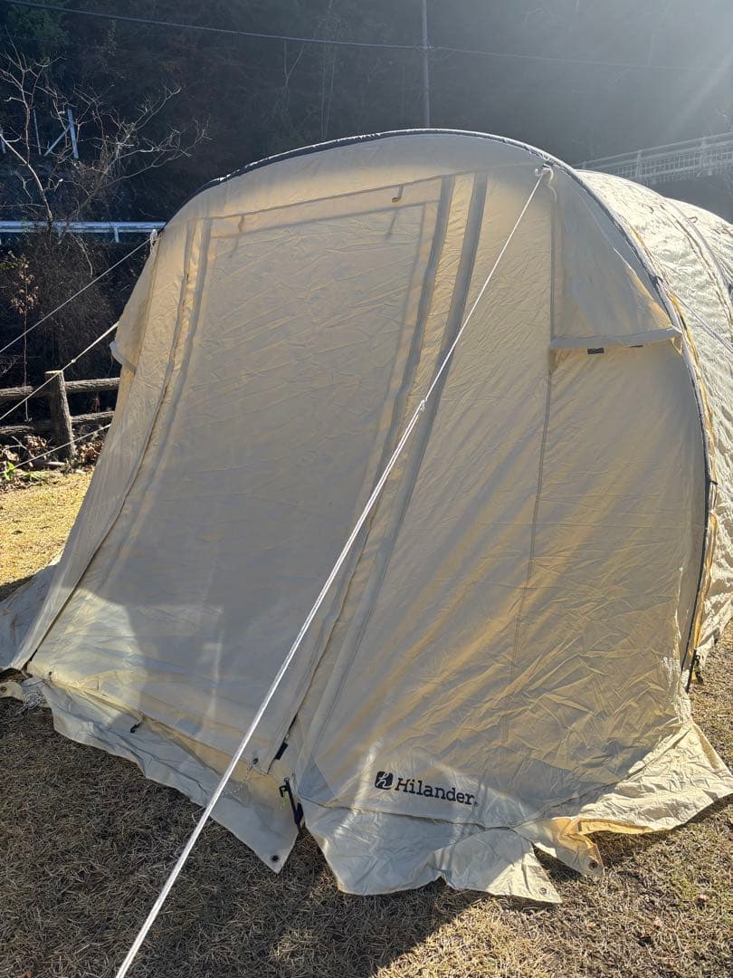 Hilander 大型ドーム型テント ベージュ