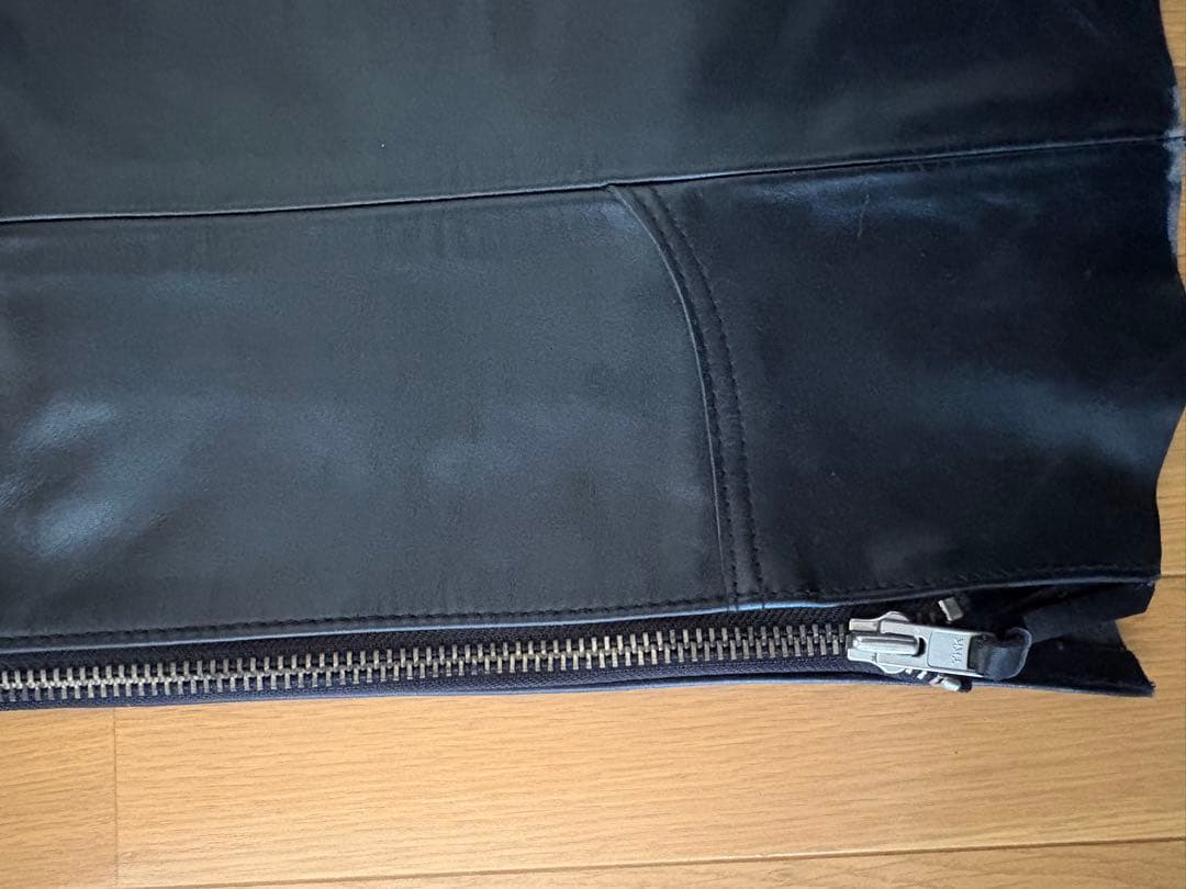 KADOYA ブラック レザー チャップス Mサイズ