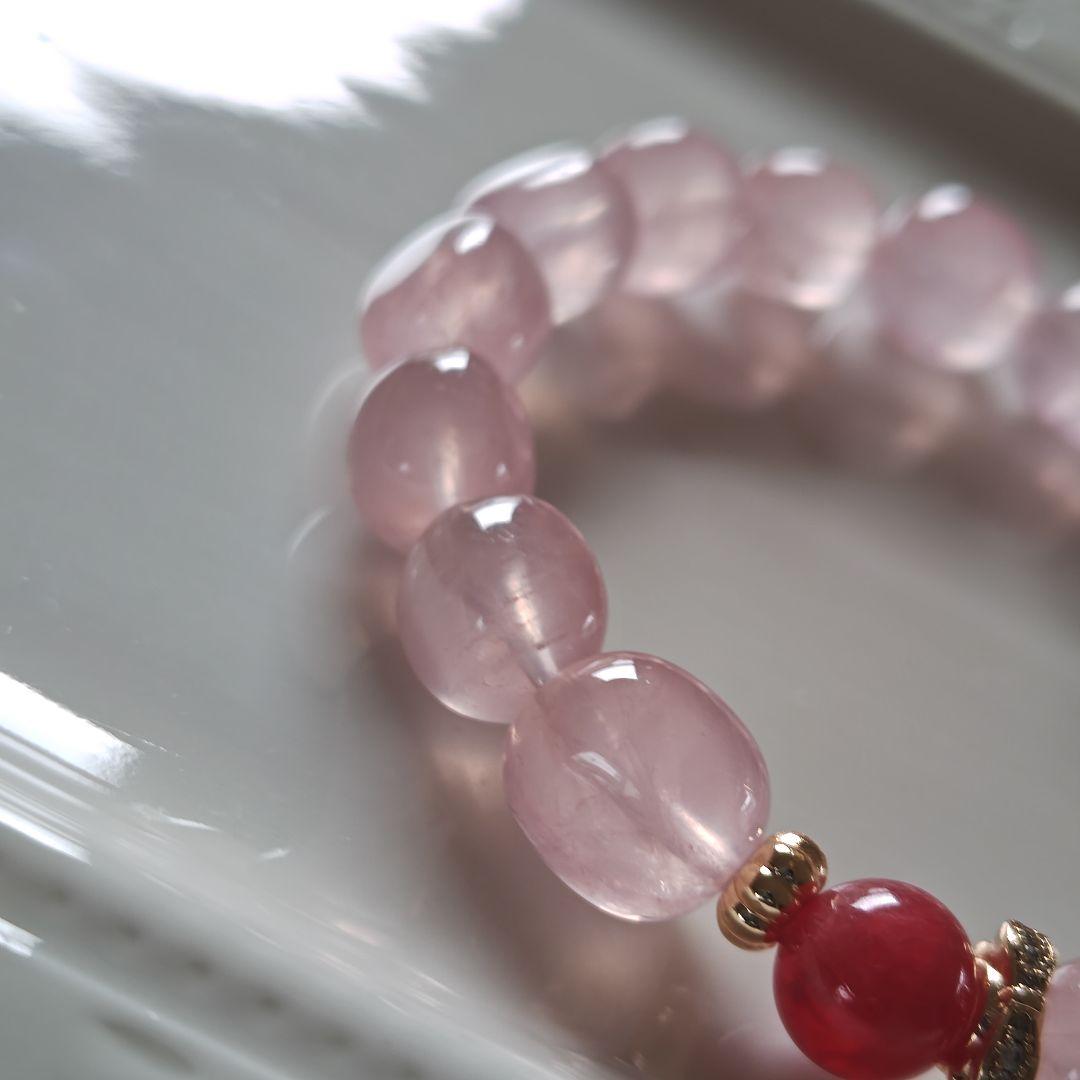 専用です♡新作♡うるプル艶ローズクオーツ、インペリアルロードナイト