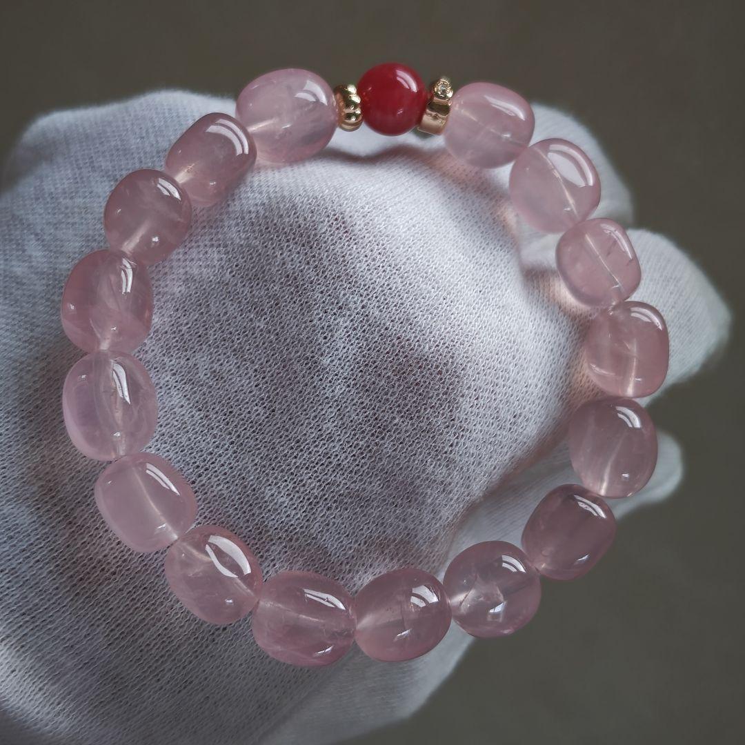 専用です♡新作♡うるプル艶ローズクオーツ、インペリアルロードナイト