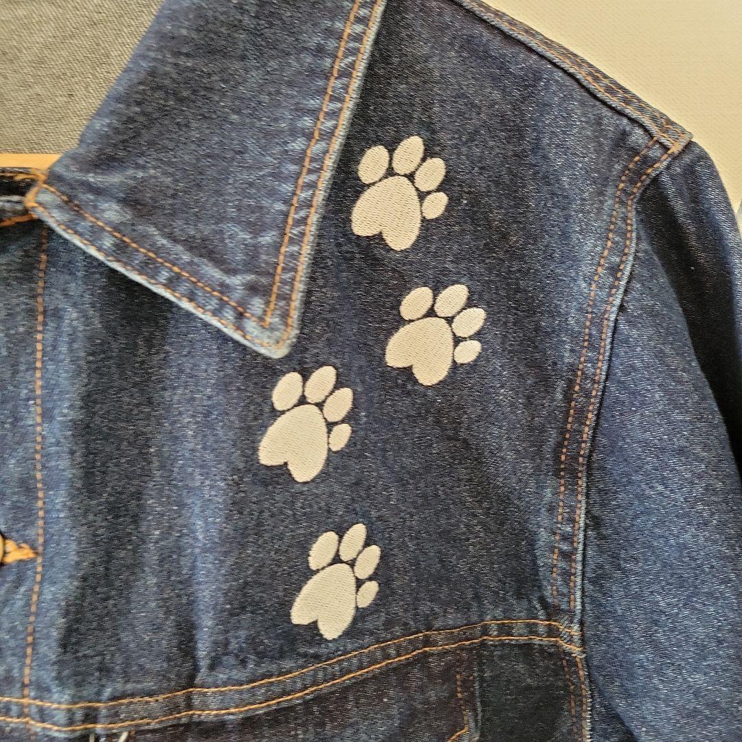 ズートピア２　ニックワイルド　デニムジャケット　アウター　刺繍　映画　ディズニー