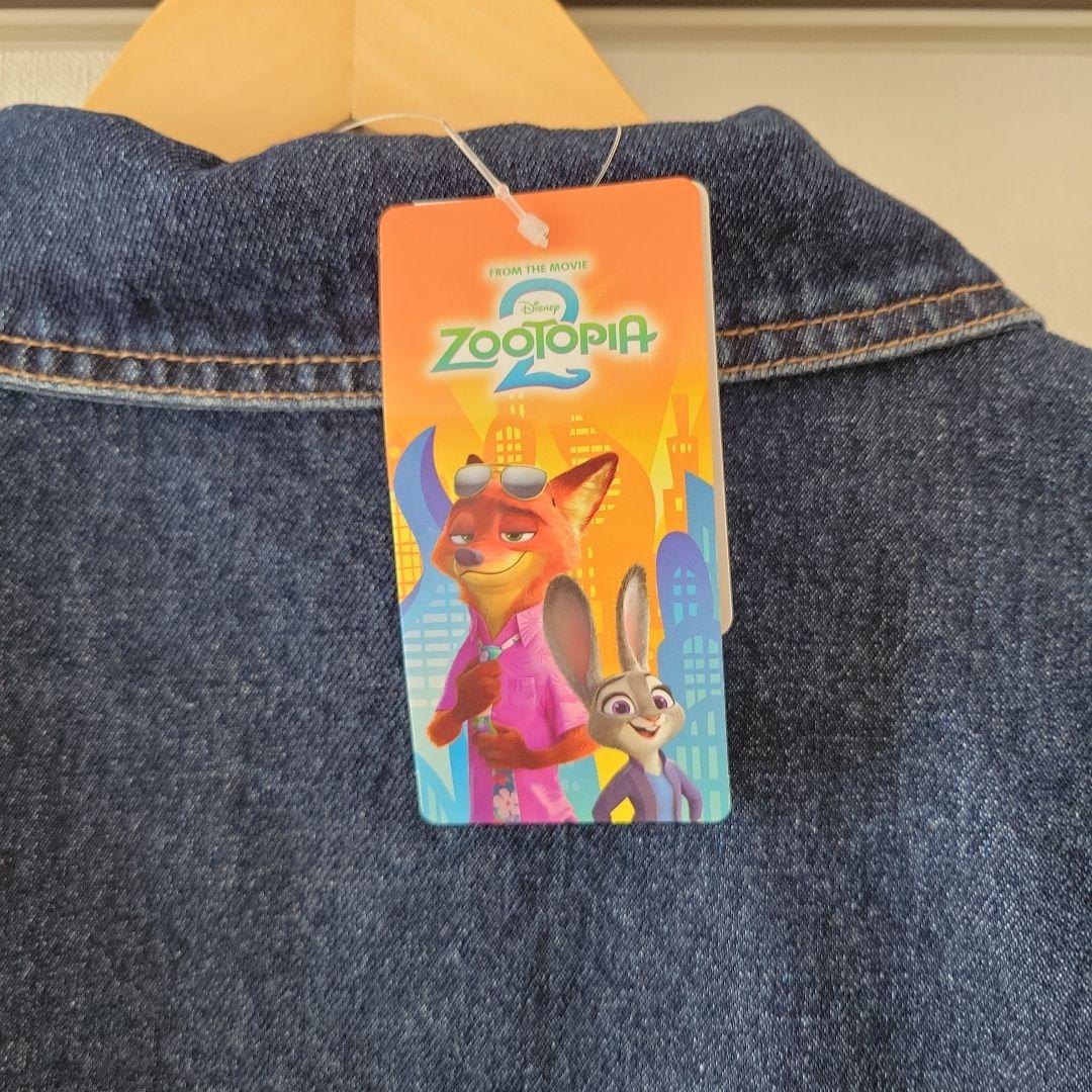 ズートピア２　ニックワイルド　デニムジャケット　アウター　刺繍　映画　ディズニー