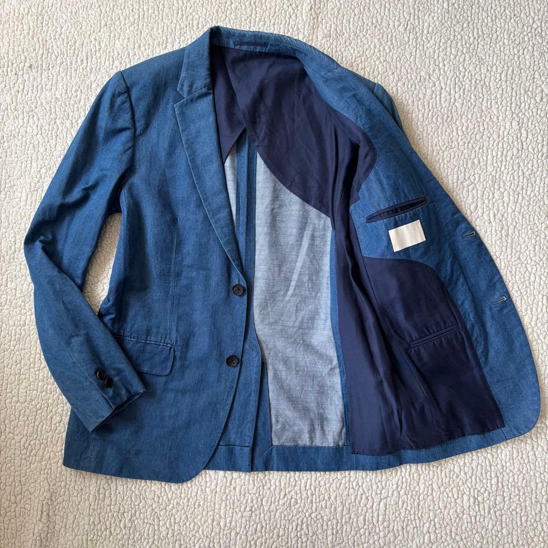 niuhans ニュアンス　セットアップ　スーツ シャンブレー　デニム