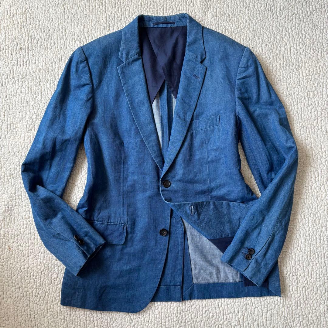 niuhans ニュアンス　セットアップ　スーツ シャンブレー　デニム