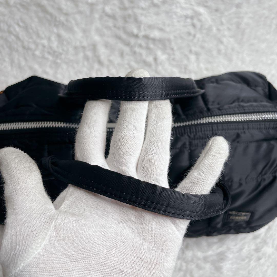 ポーター タンカー 2way ボストンバッグ ブラック 旅行 大容量 通勤 黒