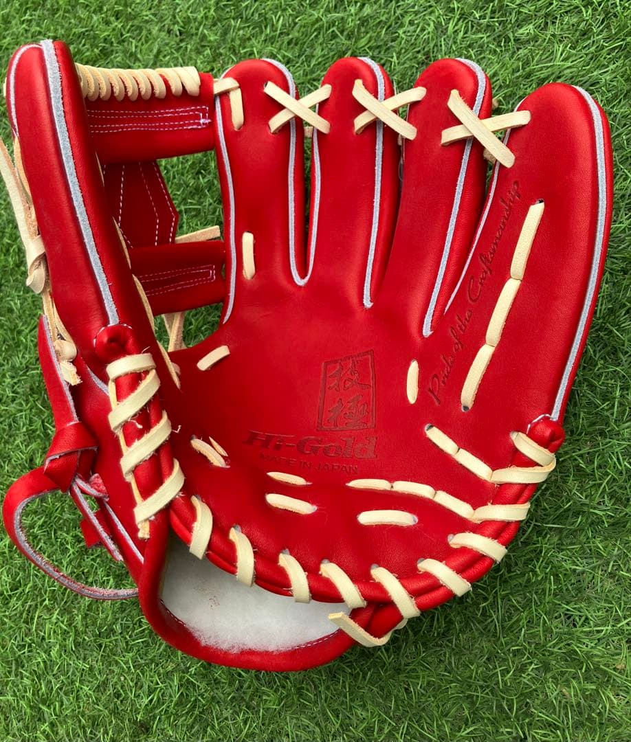 HI-GOLD ハイゴールド　技極　最上級モデル　内野　硬式　日本製　グローブ