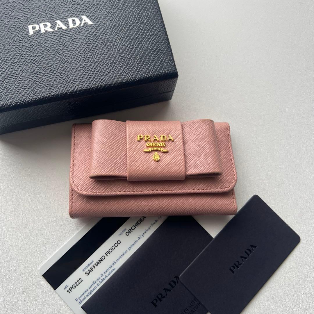 242 極上美品 PRADA プラダ キーケース