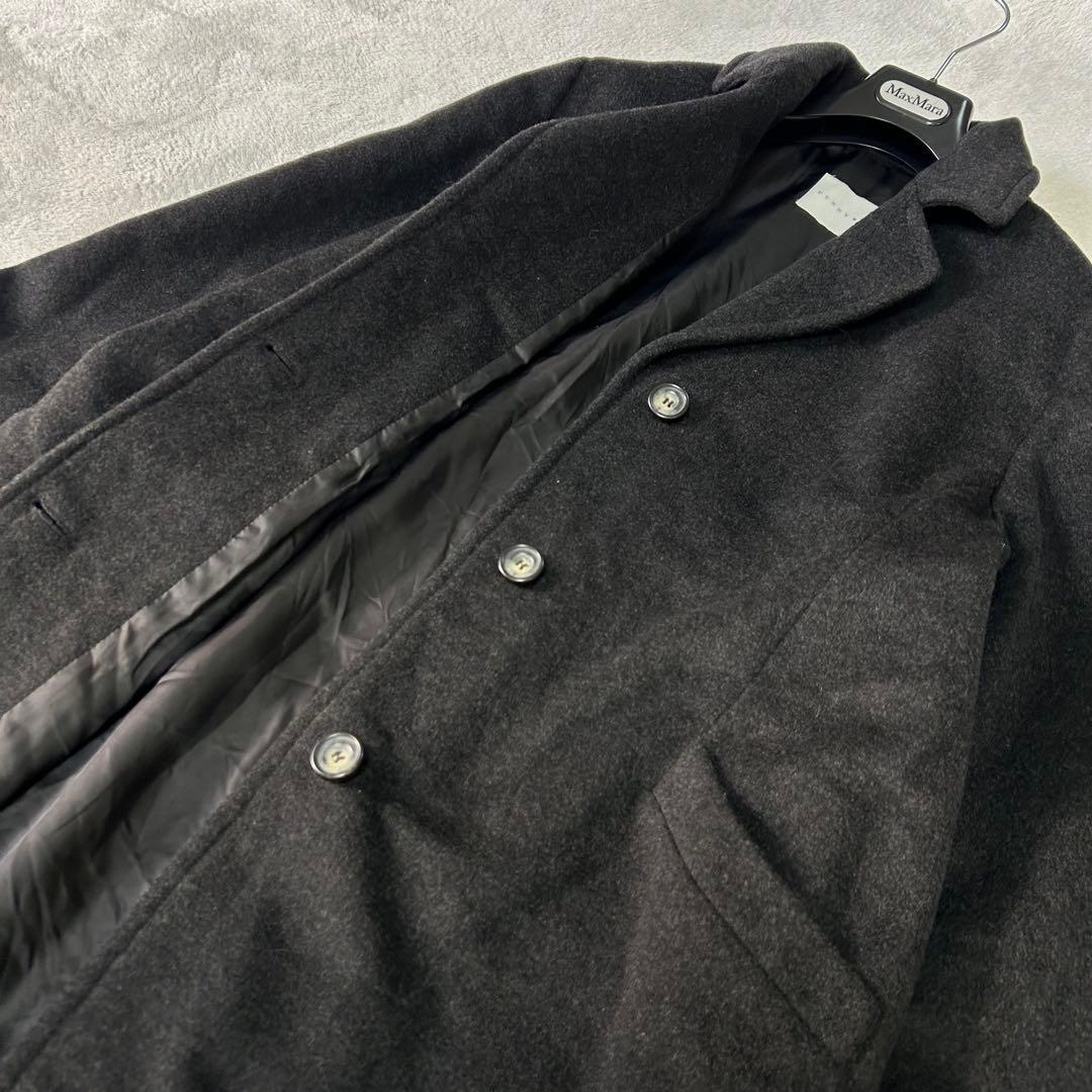 美品✨着丈120✨マックスマーラ　ペニーブラック　綺麗　マキシ丈　ロングコート