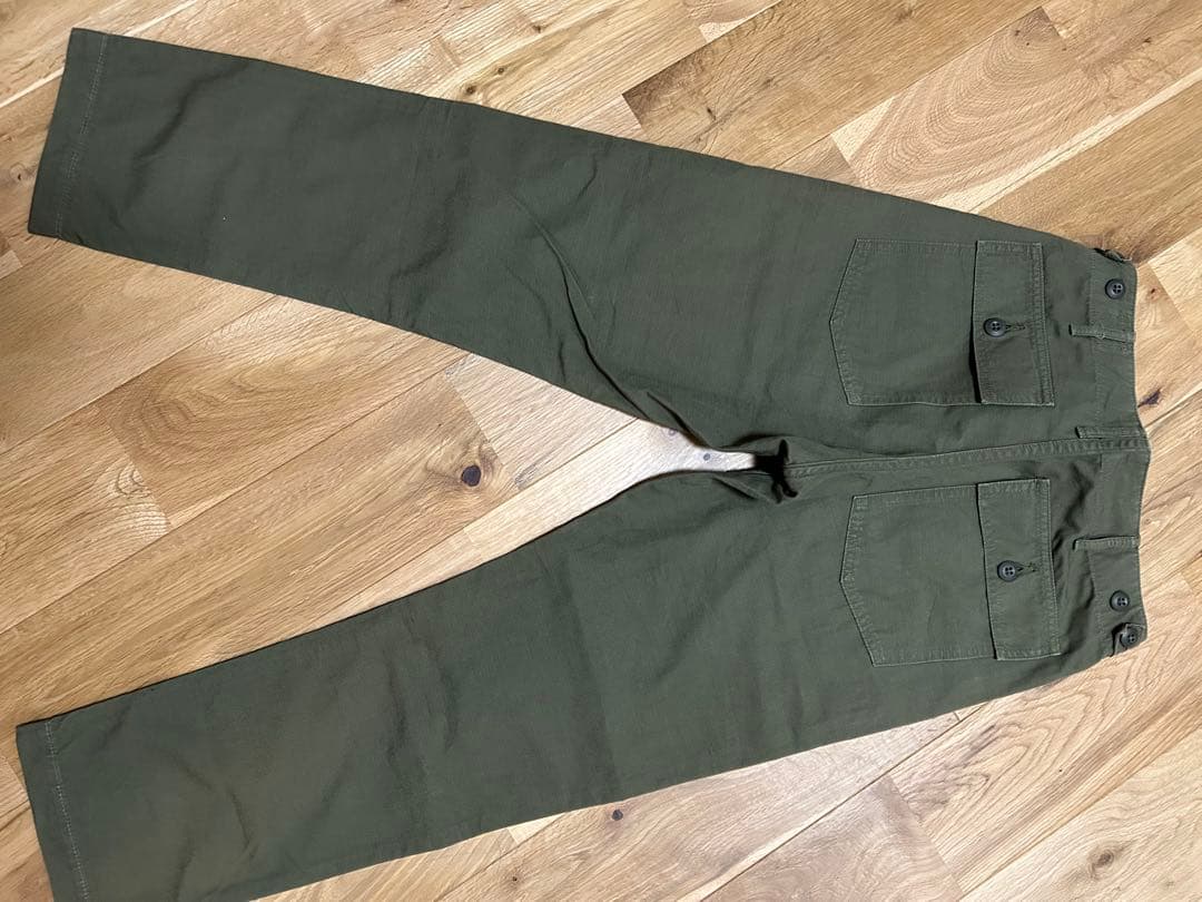 orslow オリーブ色 ベイカーパンツ
