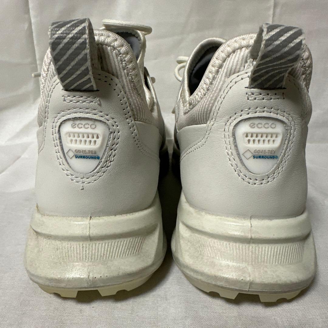美品ECCOGolfBiomC4MenゴアテックスGore-Tex25cm