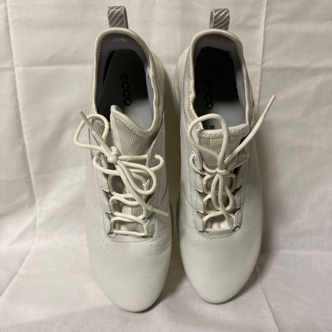 美品ECCOGolfBiomC4MenゴアテックスGore-Tex25cm