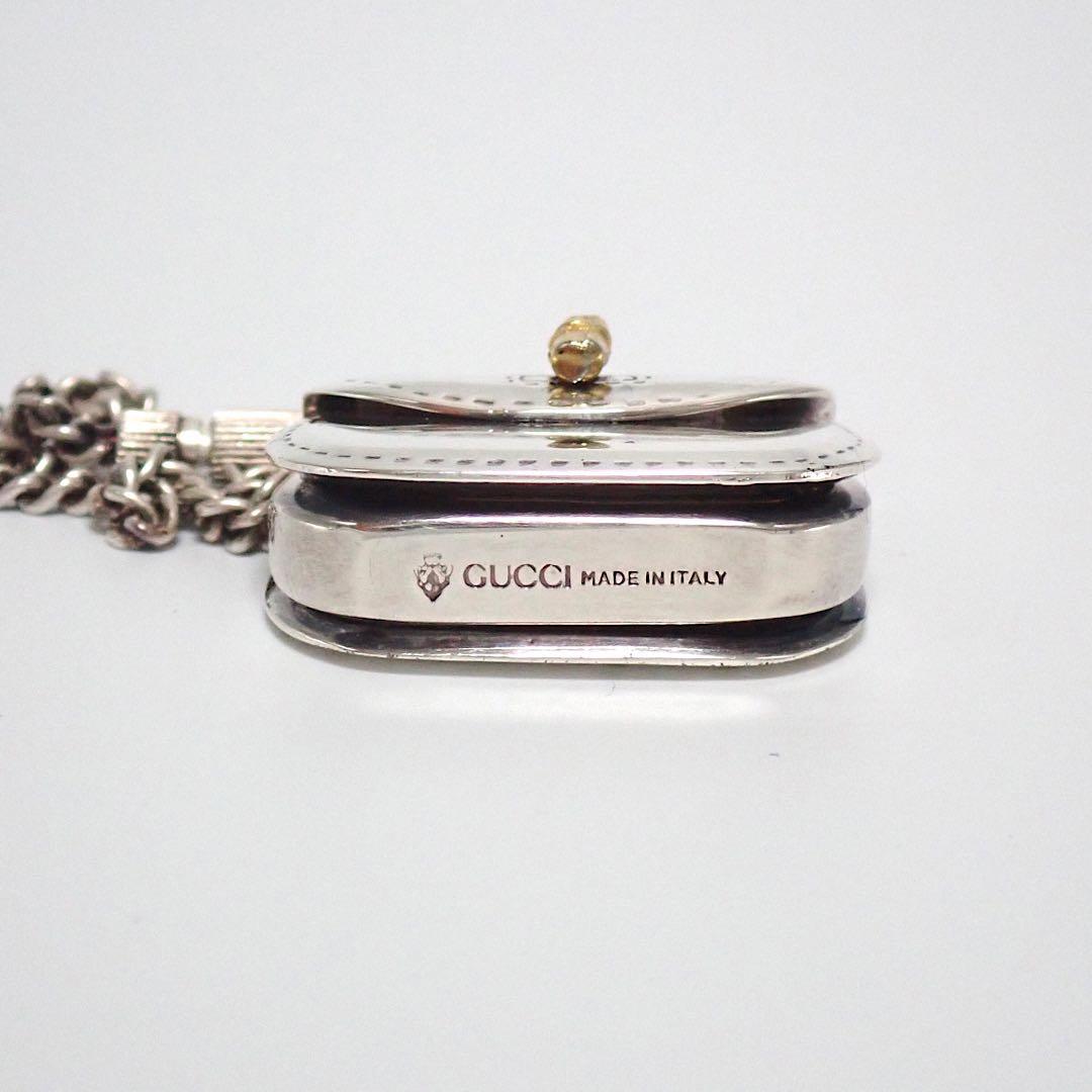 グッチ バンブー バッグ型 チャーム キーリング　GUCCI キーホルダー