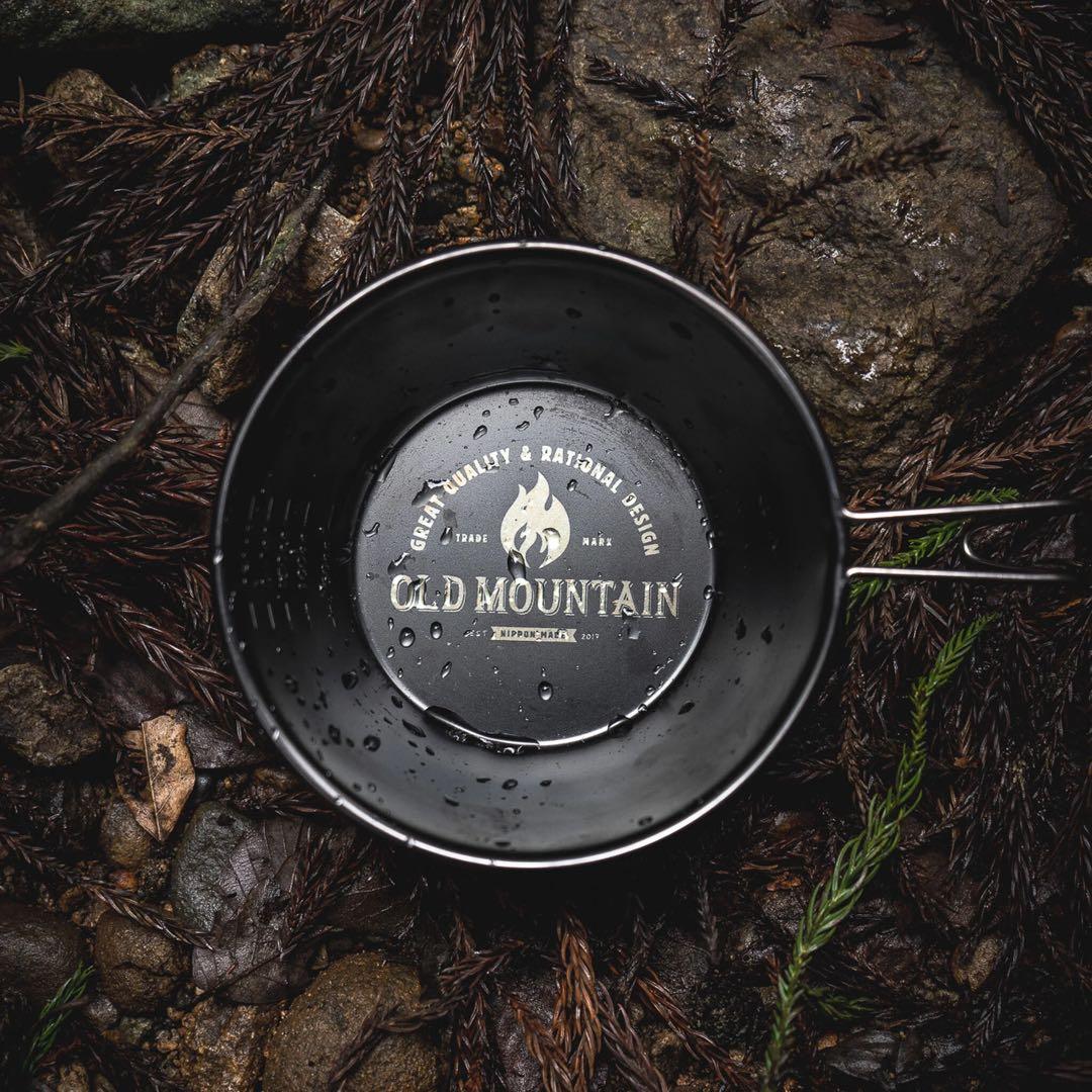 old mountain「ブラックシェラカップ」2点セット